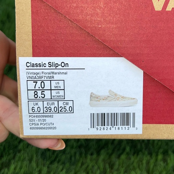 Brand New Floral Slip On Vans - Picture 5 of 6